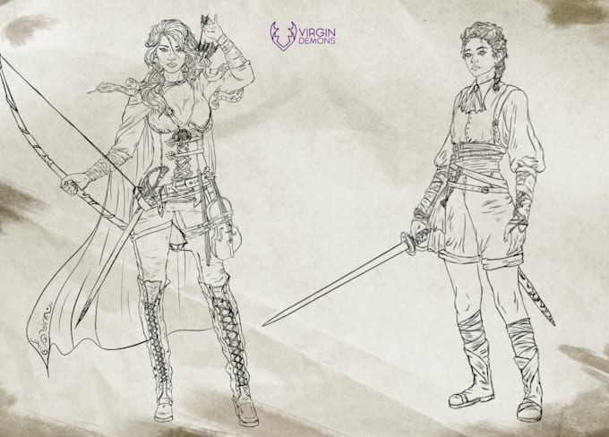 draw design your fantasy character