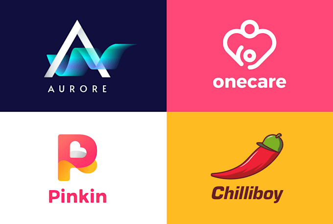 do modern business logo design with free brand guidelines