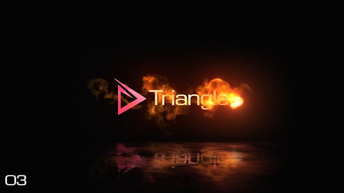 create epic fire and explosion gaming logo intro outro video
