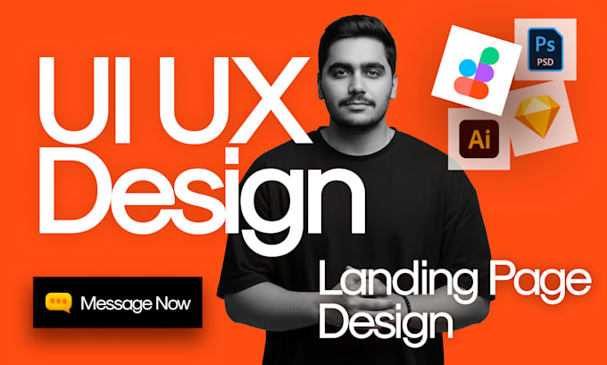 design landing page, and homepage on figma