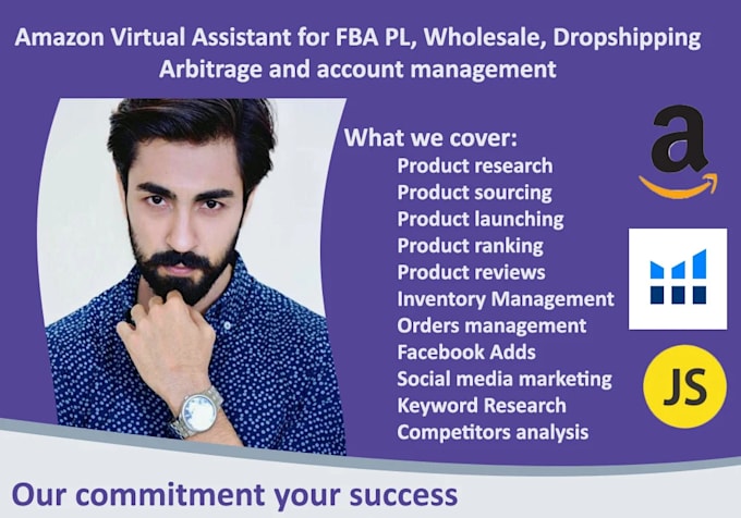 be your amazon virtual assistant, amazon fba va and PPC account manager