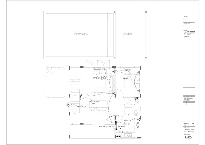design autocad electrical plan and electrical drawings