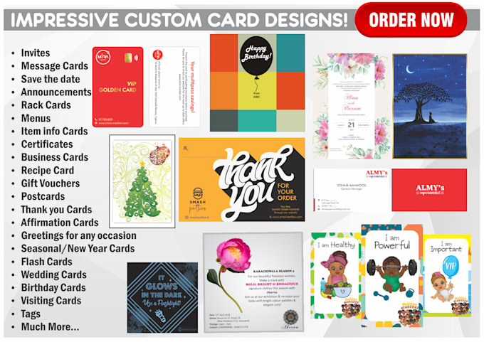 design meaningful affirmation cards