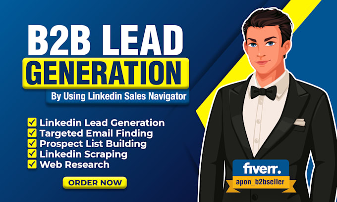 do targeted b2b lead generation, lead prospecting and list building