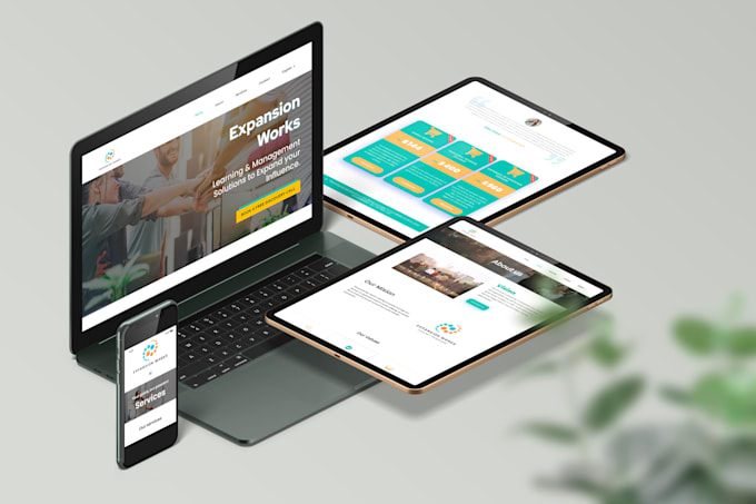 develop and or design your website from scratch on wordpress
