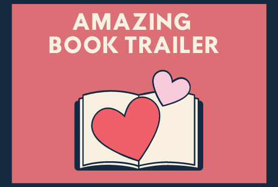create cinematic book trailer or book promo videos
