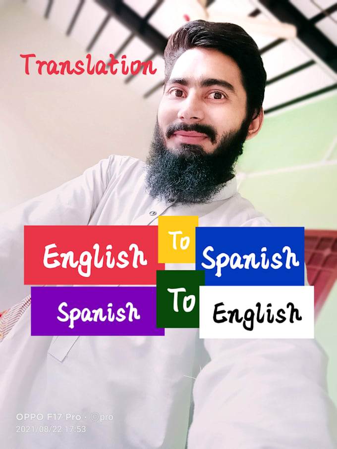 Professionally translation english to spanish or spanish to english by