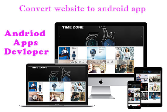 convert website to android app professionally