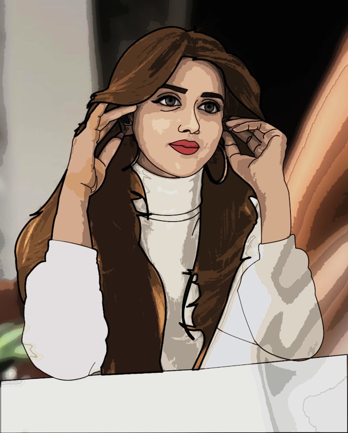 Make vector portrait in 24 hours by Artandcraftw923 | Fiverr