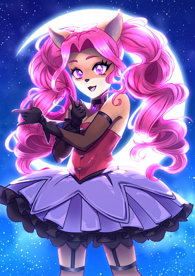 draw your original characters , anthro, furry, anime