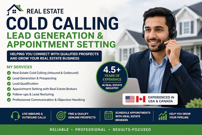 do real estate cold calling and appointment setting