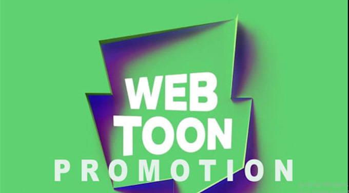 Promote and advertise your webtoon cartoon, cartoon, nft artiste to