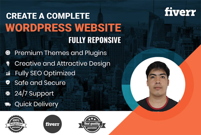 create a full premium website