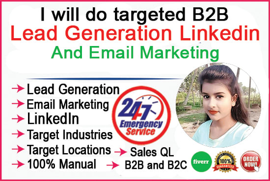 do targeted b2b lead generation linkedin and email marketing