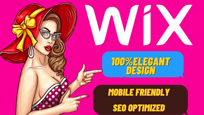 design or redesign wix website with free support