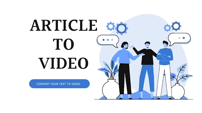 convert article to video with a voiceover