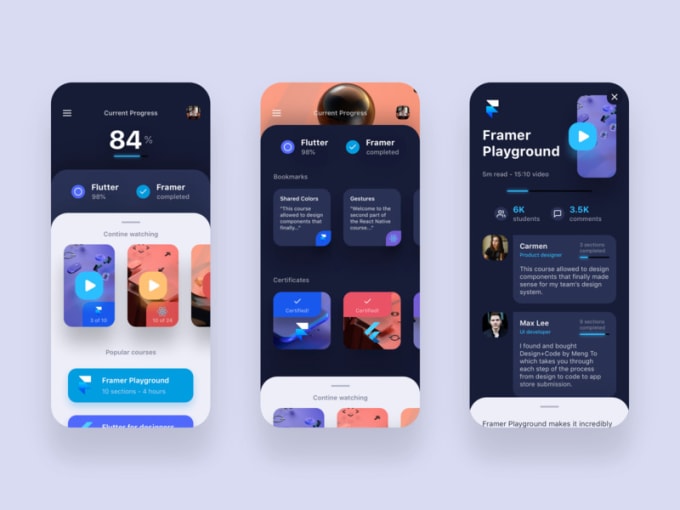 Design ui ux for web or mobile app with figma for ios or android by ...