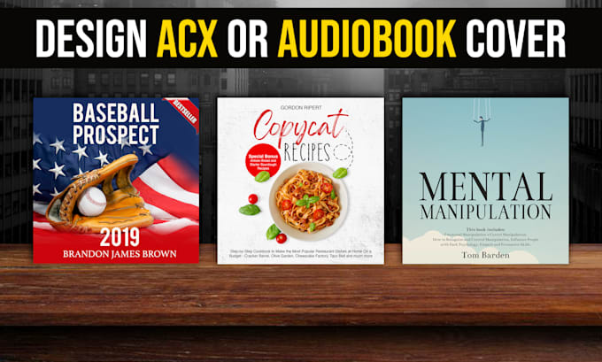 create audiobook or acx cover less than 24hours
