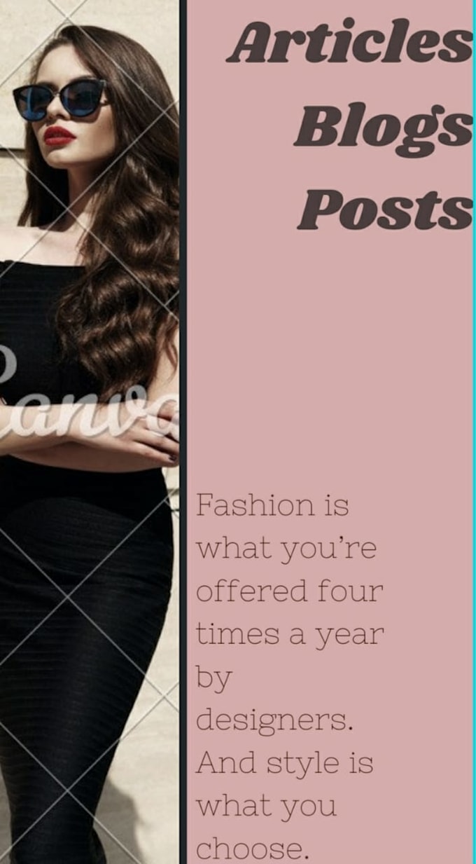write engaging beauty and fashion articles, blogs