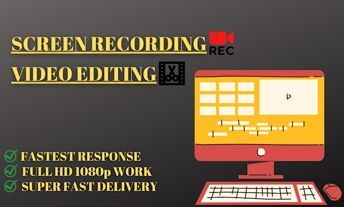 do screen recording and edit video professionally