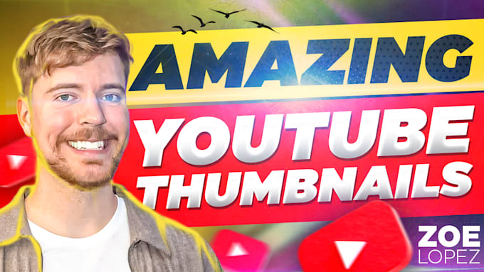 design amazing youtube thumbnail