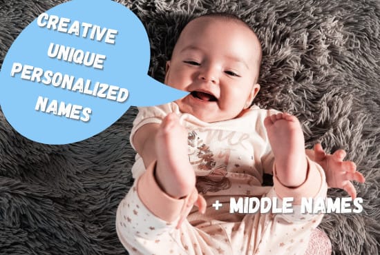 create or suggest unique baby names for your bundle of joy