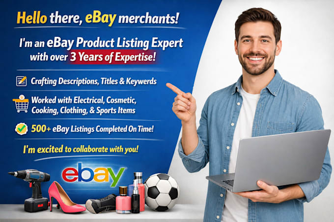 provide ebay listing and SEO optimized ebay listings designed to rank better
