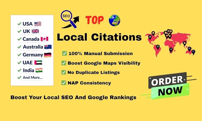 manually create top local citations from brightlocal list