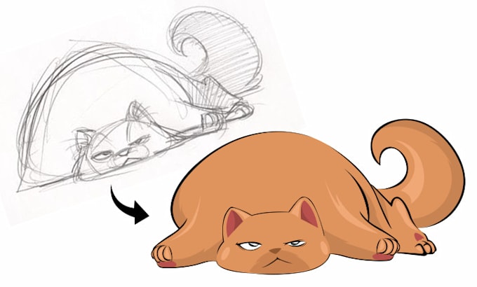 make cute illustration for nft