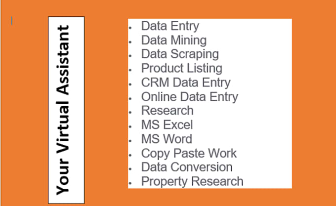 do data entry, copy paste job