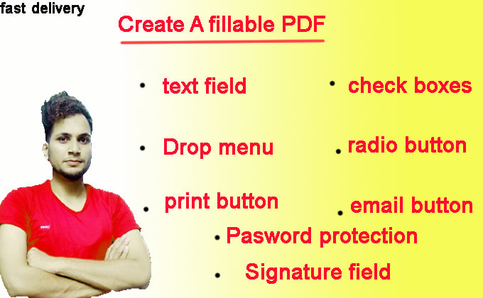 create fillable pdf form and design fillable pdf