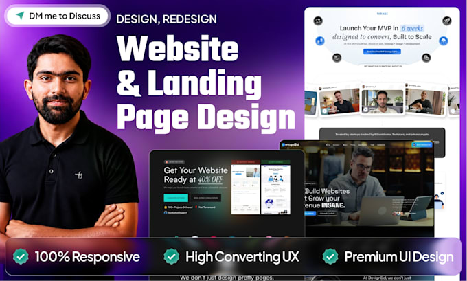 redesign website UI UX in figma for better conversions
