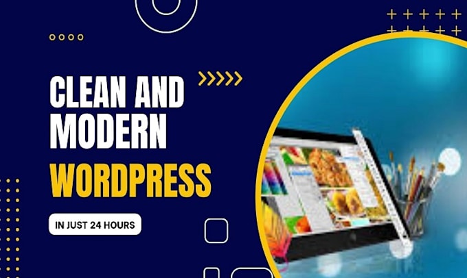 design a clean and modern wordpress website