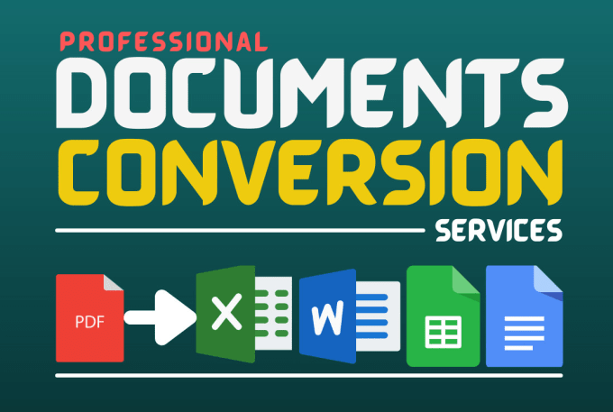 convert PDF to excel or word and extract data from PDF