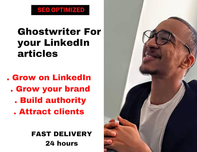 ghostwrite your linkedin articles to attract clients