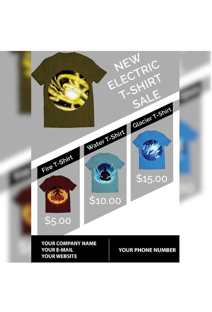 create an awesome graphic design flyer