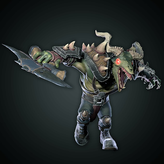 create any 3d models with animations for games