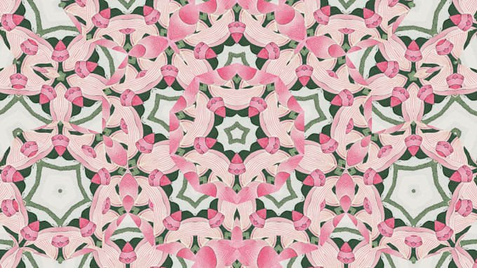 creating a unique pattern design for textiles
