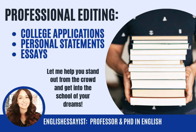 professionally edit your college application essay or personal statement