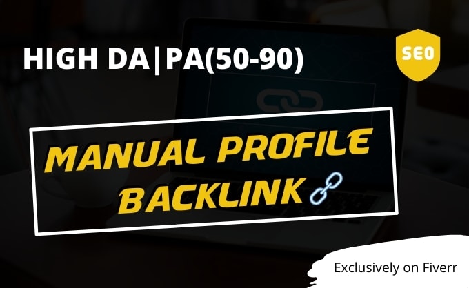 build SEO profile backlinks with high da websites