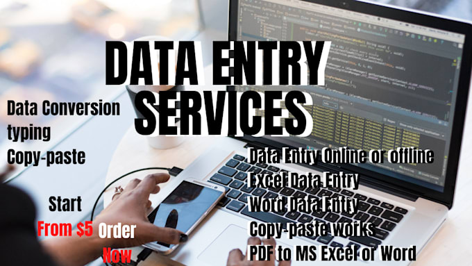 data entry, copy paste, typing, internet research  in 1 day