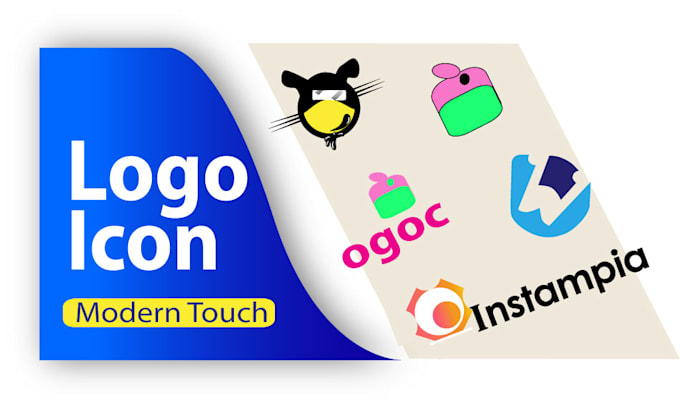 design logo icons for your social media, ecom website, app