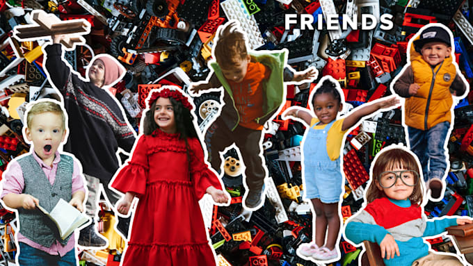 design scrapbook photo collages for print or web