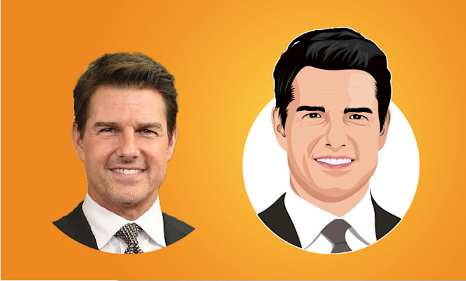 do a vector portrait, or vector avatar for you quickly
