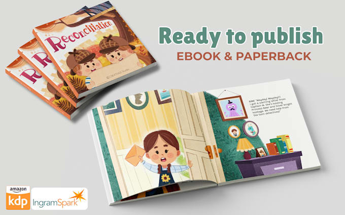 do children story book formatting for amazon KDP