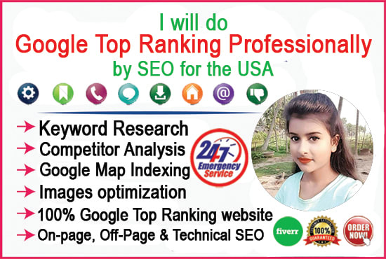 do google top ranking professionally by SEO for the USA