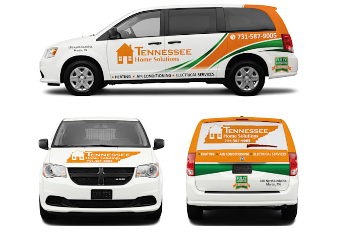 design vehical wrap and logo for you
