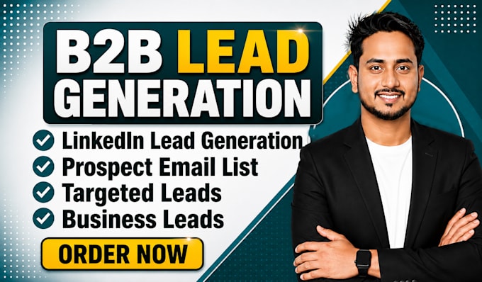 do b2b lead generation and email list building using linkedin sales navigator