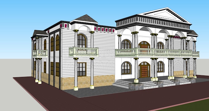 do the detailed sketchup 3d modelling in quick time