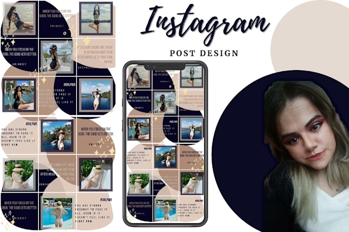 Pretty Ig Posts Design a beautiful instagram post for you by Prinstarkita | Fiverr